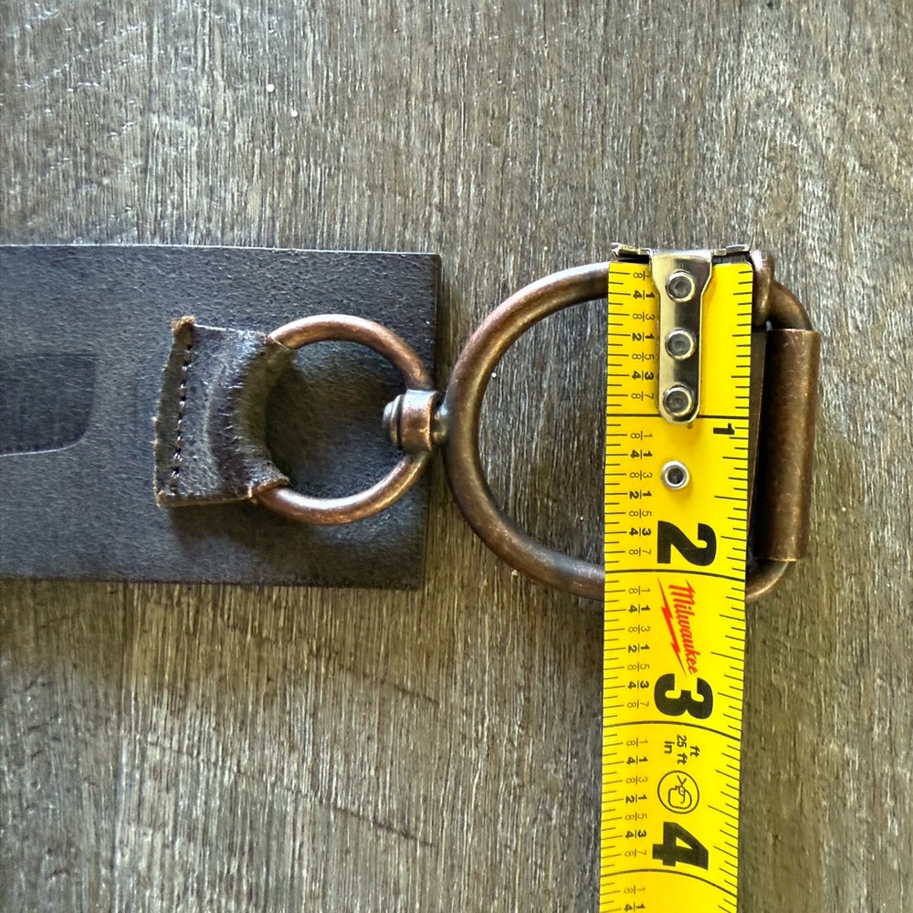 Isabel Marant & Cie wide leather belt stirrup ring buckle 38 M France - Picture 9 of 14